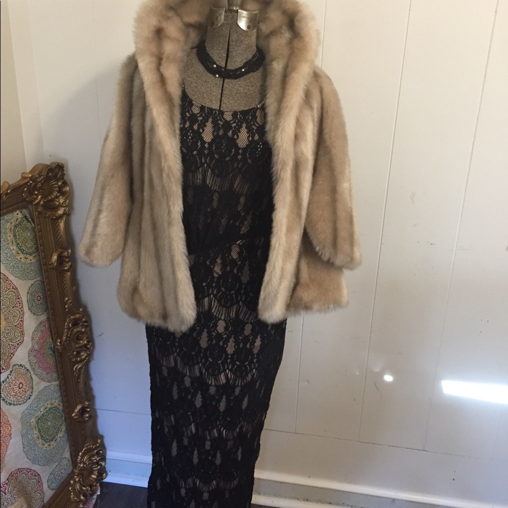 Black evening dress